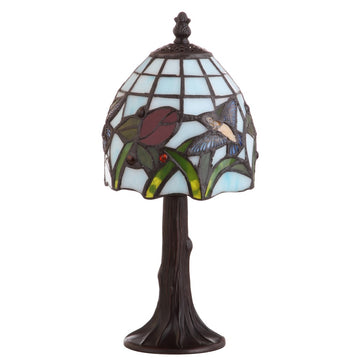 Hummingbird Tiffany Style 12" LED Table Lamp - JONATHAN Y